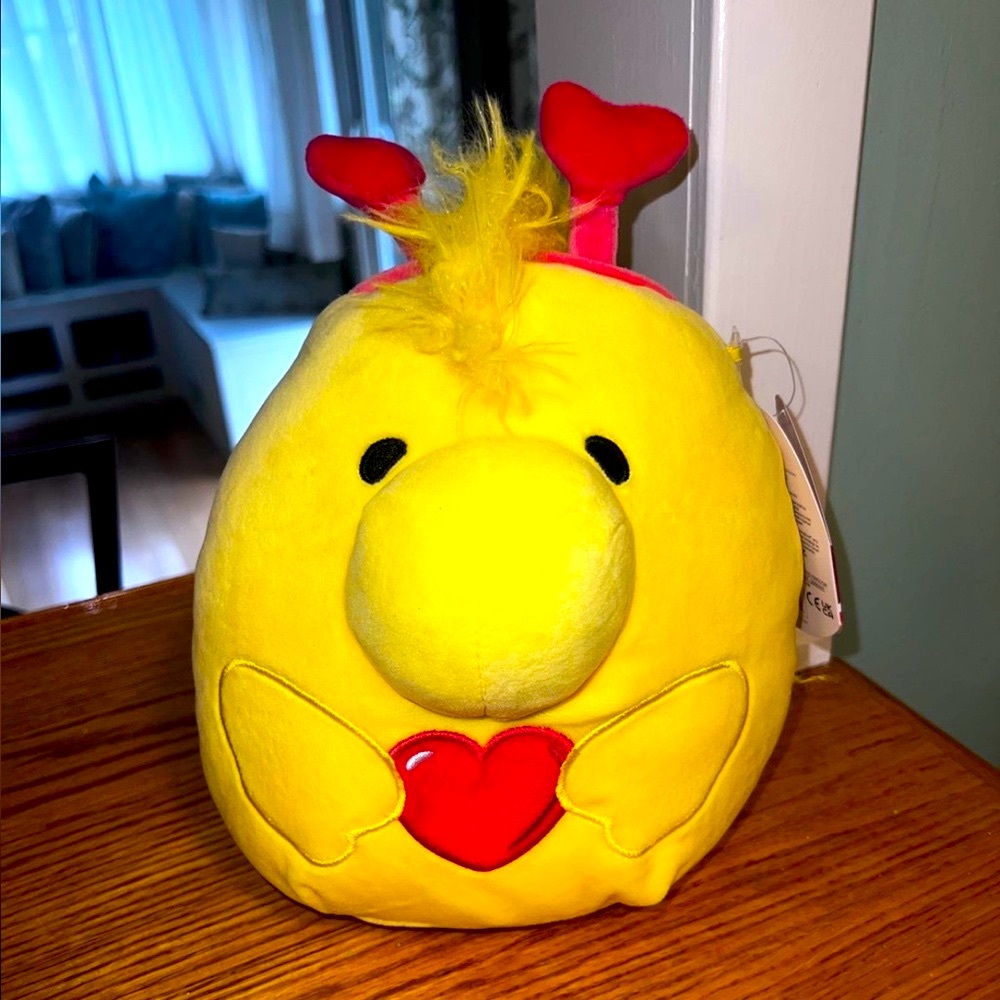 Squishmallow peanuts snoopy themed pillow! woodstock & a heart for Valentine day